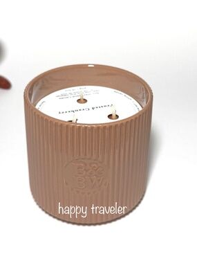 FROSTED CRANBERRY 3 Wick Candle